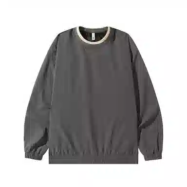 曲韩 打底衫潮流拼接上衣服长袖卫衣 男女同款