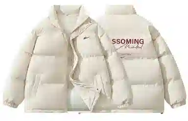 Warrior Basic Retro Lettering Cotton Jacket