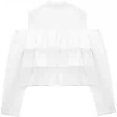 爱依服 甜美少女立领百搭长袖衬衫 女款