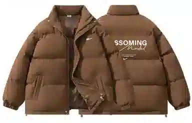 Warrior Basic Retro Lettering Cotton Jacket