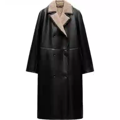 ZARA ZW Collection Double-Breasted Coat