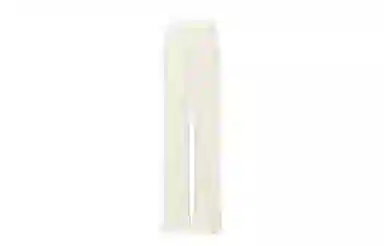 美洋 纯色高腰松紧阔腿长裤 女款 奶白色