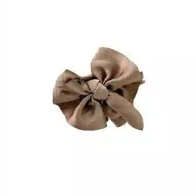 水中玉 气质缎面蝴蝶结抓夹大号鲨鱼夹后脑勺盘发发卡头发头饰夹子 亚克力 发夹 女款