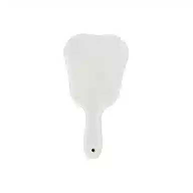 计轩 平面便携化妆双面迷你高清手柄镜