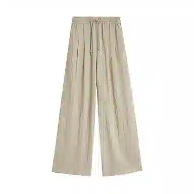 茵曼 中腰宽松直筒休闲裤 女款