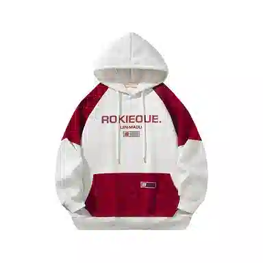 红蜻蜓 宽松字母连帽长袖卫衣 女款