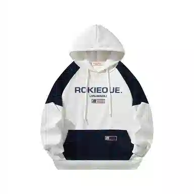 红蜻蜓 宽松字母连帽长袖卫衣 女款