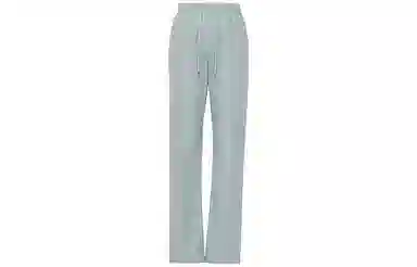 美洋 拼贴纯色高腰直筒长裤 女款