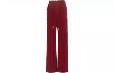 美洋 纯色高腰系带阔腿长裤 女款