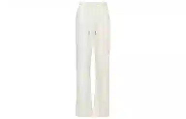 美洋 拼贴纯色高腰直筒长裤 女款