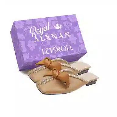 鹿向南 百搭时尚潮流 静音包头拖鞋 女款 礼盒款