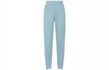 美洋 纯色哈伦九分长裤 女款 雾蓝色