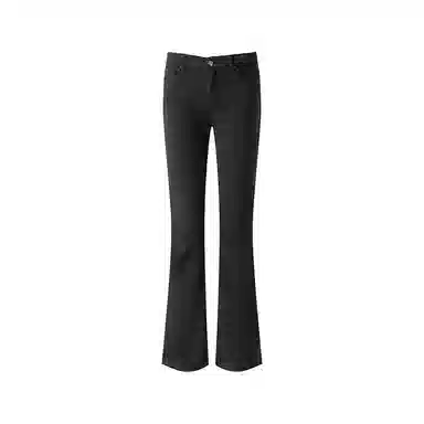 Armani Exchange AE FW24 High Waist Cotton Pants Black