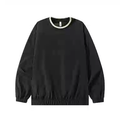 曲韩 打底衫潮流拼接上衣服长袖卫衣 男女同款