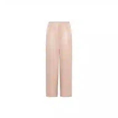 美洋 纯色简约暗纹提花拉链休闲裤 女款