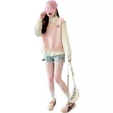 缪斯的诱惑 翻领宽松小个子高级感卫衣 女款