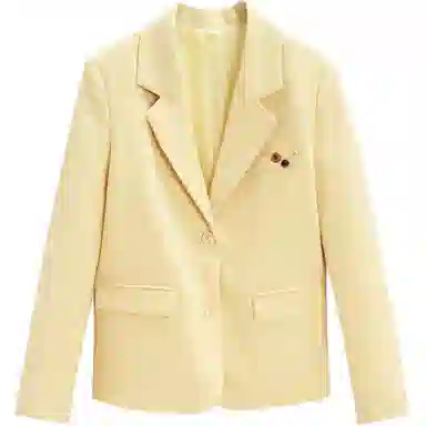 爱依服 纯色舒适简约西装 女款