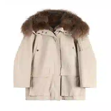Coco Limited Dual-Color Fur Collar Parka