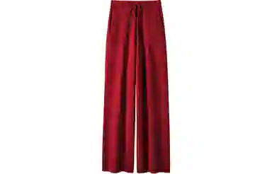 恒源祥 纯色设计细腻柔和亲肤高腰休闲裤 女款