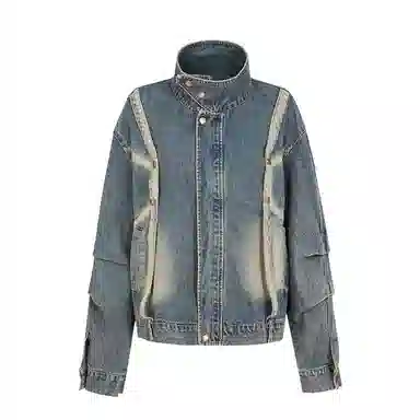 JUFU Vintage Denim Jacket Blue