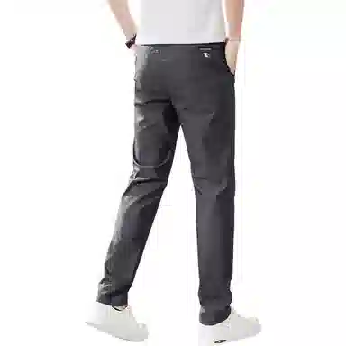 羽浅 韩版修身运动纯色薄款个性百搭轻商务直筒裤休闲裤 男女同款