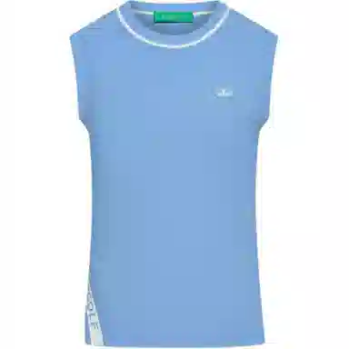 比音勒芬 徽标圆领套头修身马甲 女款