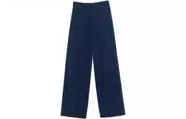 美洋 免熨系列 纯色简约直筒长裤 女款 海军蓝