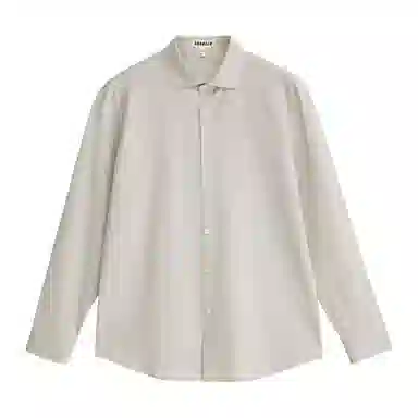 丹宁哲学 舒适无拘束高弹力修身针织长袖衬衫 男款