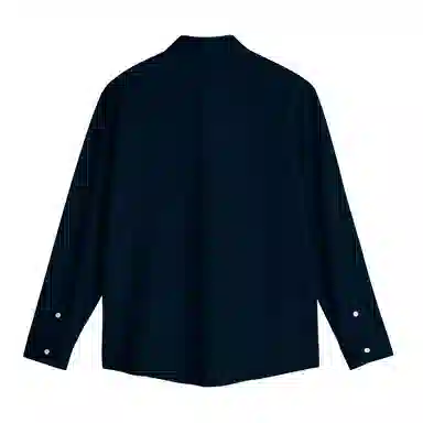 丹宁哲学 舒适无拘束高弹力修身针织长袖衬衫 男款