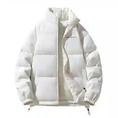 棉致 简约纯色基础宽松棉服 男女同款