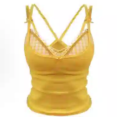 OEING Embroidered Wrap Back Vest