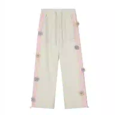 哒头下雨不愁 宽松直筒长裤休闲裤 女款