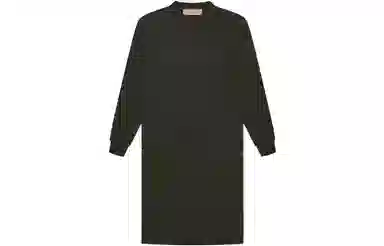 Fear of God Essentials FW22 Womens LS Tee Dress Off Black