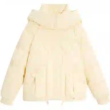 爱依服 纯色舒适休闲棉服 女款