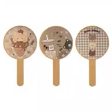 艾情草之恋 手柄手持化妆镜 随身带可爱实用