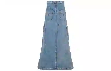 Moschino Denim Maxi Skirt