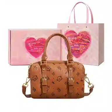 MINLUBAOLUO Fashion Printed PU Shoulder Bag