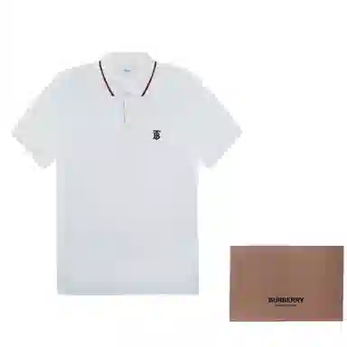 Burberry Cotton Polo Shirt LogoPolo