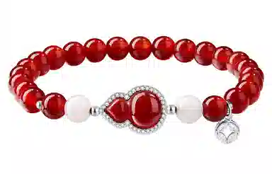 石头记 福禄新中式国风葫芦手饰 轻奢高级感 招财纳福 转运配饰 显肤白 玛瑙 手串 女款