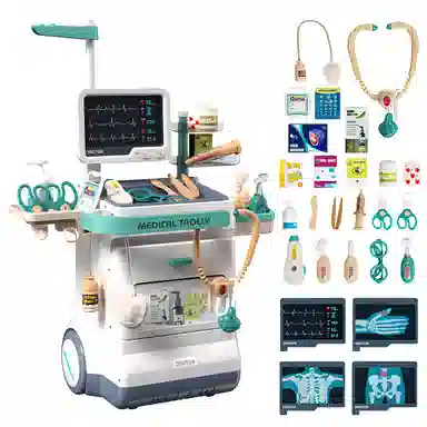 益米 移动医疗手术台 游戏扮演过家家 玩具