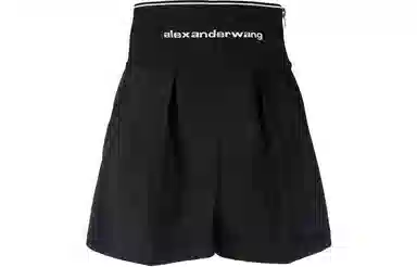 Alexander Wang SS22 Black High-Waisted Shorts