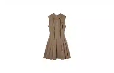 EPTISON Woman Hooded Sleeveless Dress