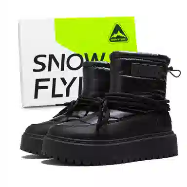 SNOW FLYING