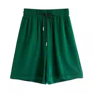 初语 纯色垂感宽松百搭休闲短裤 女款