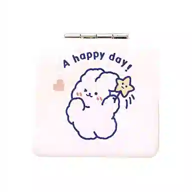 艾情草之恋 卡通折叠镜 双面便捷