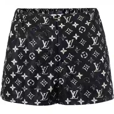 Louis Vuitton LV Logo Shorts Black