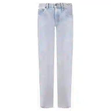 Saint Laurent FW21 Slim Distressed Multi-Pocket Denim Pants Blue