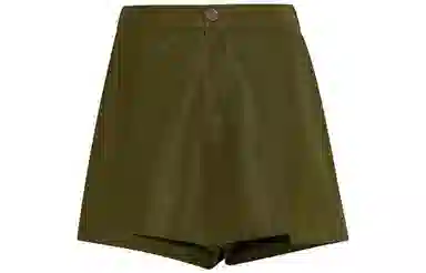 美洋 纯色高腰直筒休闲短裤 女款