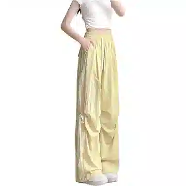 沐晓欣 宽松舒适纯色休闲裤 女款