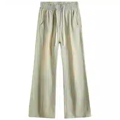 加菲猫家族 美式街头复古水洗做旧纯色简约舒适宽松直筒个性百搭垂坠感时尚痞帅嘻哈潮牌中性风青春活力牛仔裤 男女同款